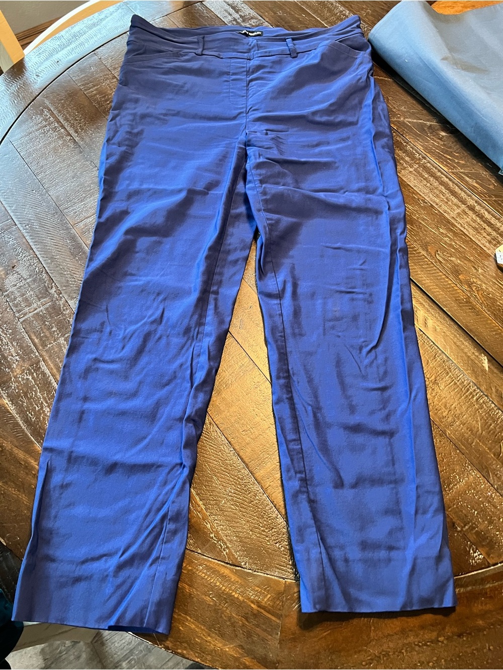 Hilary Radley Navy Blue Stretch Dress Pants